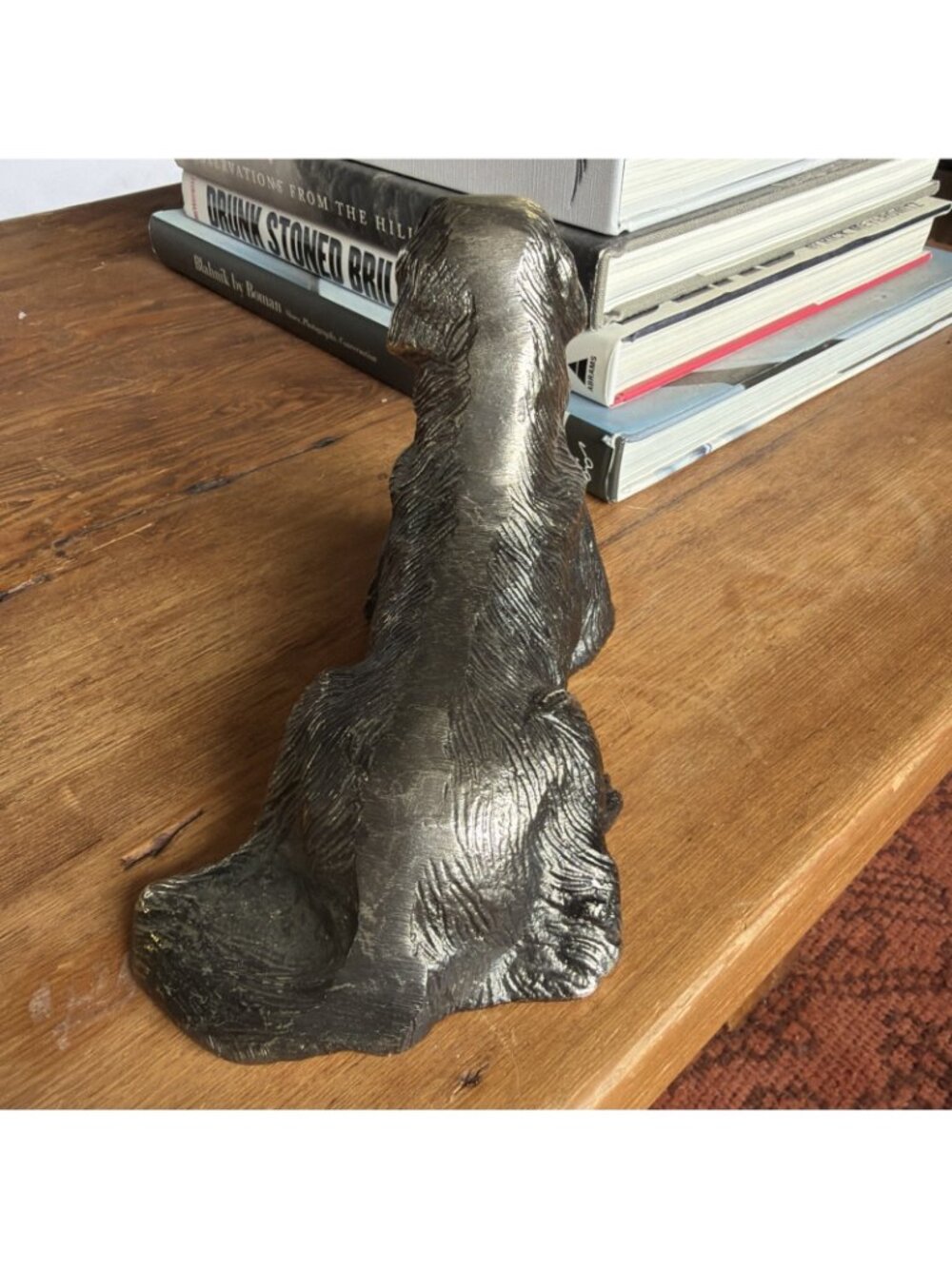 Metal Dog statue sculpture figurine Retriever - Picture 5 of 8